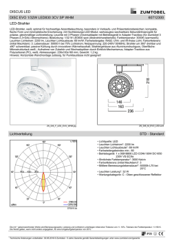 DISCUS LED DISC EVO 1/32W LED830 3CV SP WHM