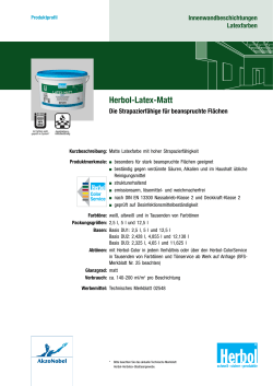 Herbol-Latex-Matt - Farbenhaus Metzler Onlineshop
