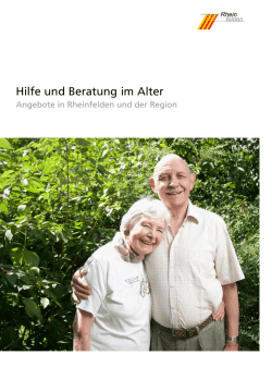 Hilfe und Beratung im Alter