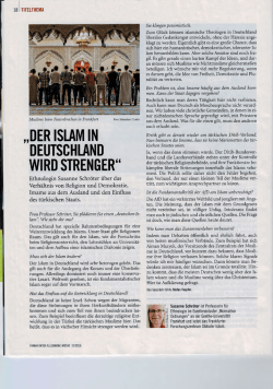 der islam in deutschland wird strenger