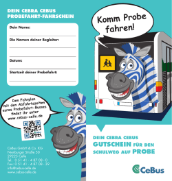 Komm Probe fahren!