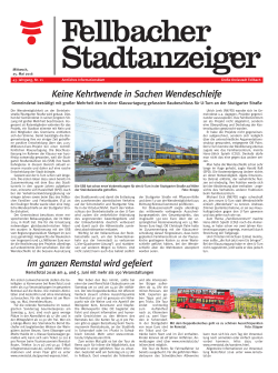 aktuellen Stadtanzeiger downloaden