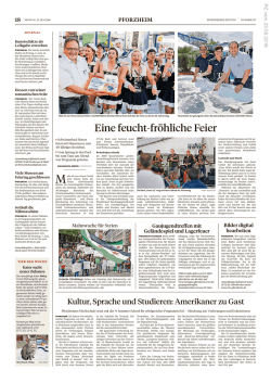 Eine feucht-fr&ouml;hliche Feier