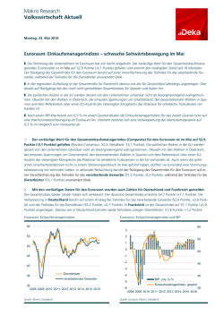 Einkaufsmanagerindizes - schwache Seitw&auml;rtsbewegung im