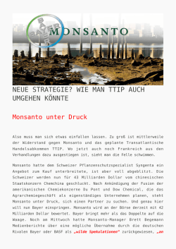 neue strategie? wie man ttip auch umgehen könnte - K