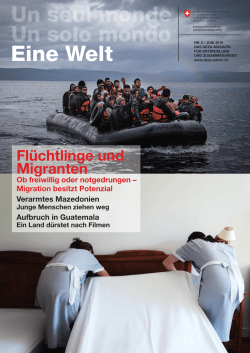 Eine Welt 2/2016 - Eidgen&ouml;ssisches Departement f&uuml;r ausw&auml;rtige