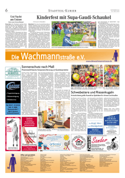 Die Wachmannstra&szlig;e eV