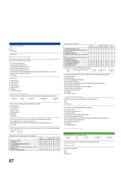 Page 1 1. Sind Sie in Tellau auſgewachsen? O ja O nein O keine