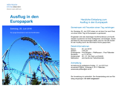 Ausflug in den Europapark