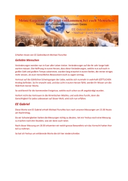 EE Gabriel - Foundationforhealingarts.de