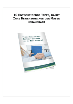 Jetzt herunterladen - Bewerbungsschreiben