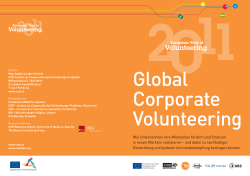 Global Corporate Volunteering