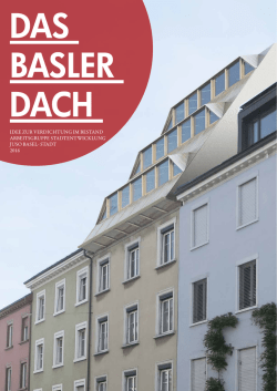 idee zur verdichtung im bestand arbeitsgruppe - JUSO Basel