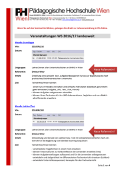 IKT WS 2016/17 - P&auml;dagogische Hochschule Wien