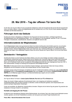 Herunterladen als pdf-Datei - Council of the European Union