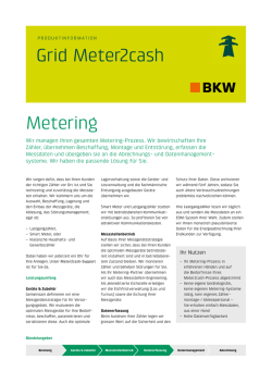 Grid Meter2cash Metering