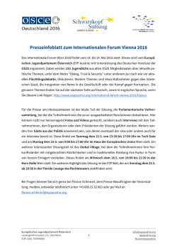 Infoblatt Presse