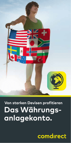 Produktflyer W&auml;hrungsanlagekonto
