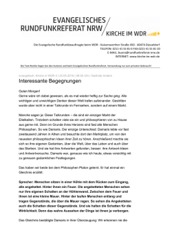 Interessante Begegnungen