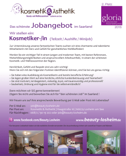 Kosmetiker / in