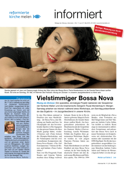 informiert - Kirche Meilen