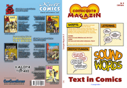 Text in Comics