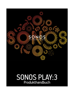 Manual Sonos Play 3 weiss - Bro