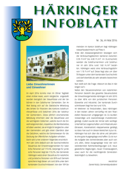 Infoblatt - H&auml;rkingen