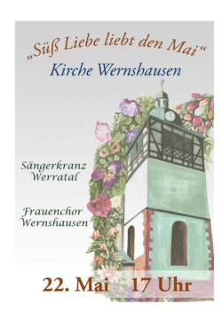 Eine Geschenkidee - Chorgemeinschaft S&auml;ngerkranz Werratal