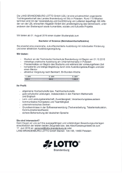 hier - Lotto Brandenburg