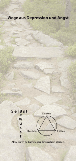Unser Flyer - Wege aus Depression und Angst