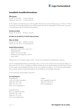 ImmoMarkt Ausstellerinformationen