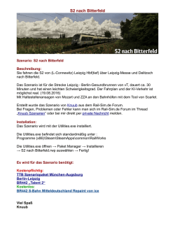 S2 nach Bitterfeld - Rail