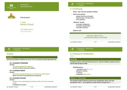 Echtzeitsysteme - TU Chemnitz: Fakult&auml;t f&uuml;r Informatik