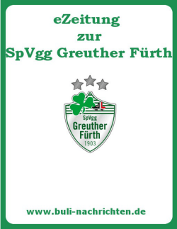 SpVgg Greuther Fürth - eZeitung von buli