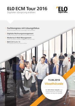 Einladung & Agenda - ELO Business Partner finden