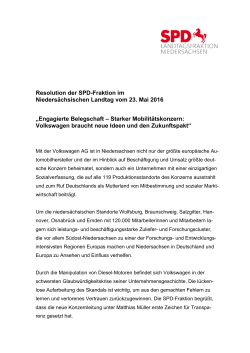 Firma Überall - SPD-Fraktion im Niedersächsischen Landtag