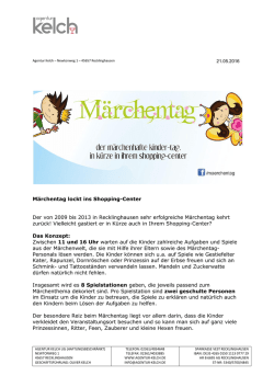 Infoflyer M&auml;rchentag