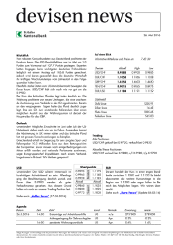 Informative Mittelkurse und Preise um 7.42 Uhr Devisen Aktuell High