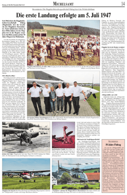 Jubil&auml;ums-Bericht Wynentalerblatt