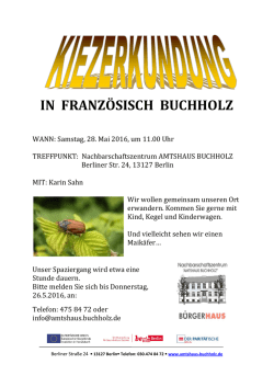 IN FRANZ&Ouml;SISCH BUCHHOLZ
