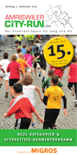 Flyer als pdf - Amriswiler City-Run