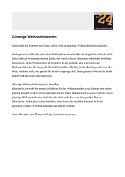 G&uuml;nstige Weihnachtskarten