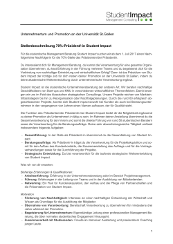 in Student Impact - consultingcareers.ch
