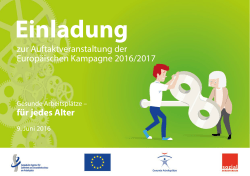 Einladung - Arbeitsinspektion