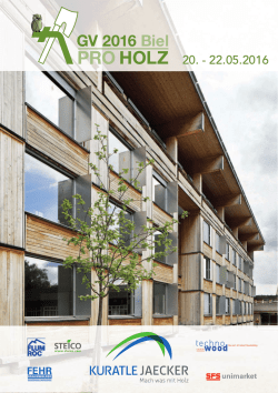 Festf&uuml;hrer als PDF - Pro Holz Schweiz