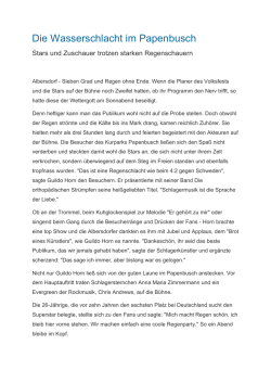 Die Wasserschlacht im Papenbusch