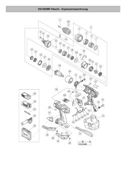 DS18DMR Hitachi - Explosionszeichnung