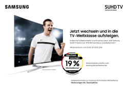 Jetzt wechseln und in die TV-Weltklasse aufsteigen.