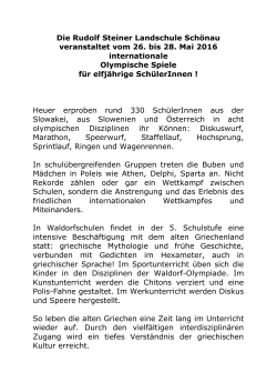 Nähere Informationen - Rudolf Steiner Landschule Schönau